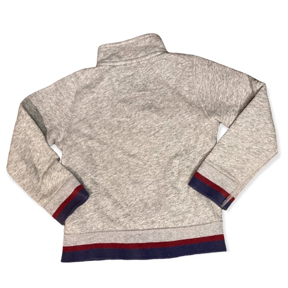 Crewcuts 1/2 Zip Gray Sweatshirt | 3T - Picture 2 of 5